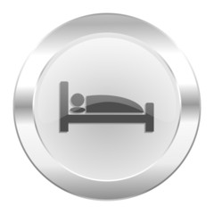 hotel chrome web icon isolated