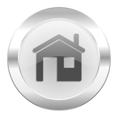house chrome web icon isolated