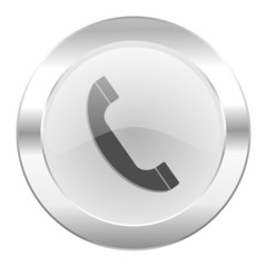 phone chrome web icon isolated