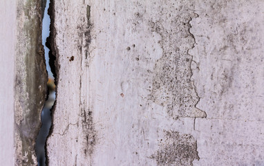 Texture old crack cement wall background