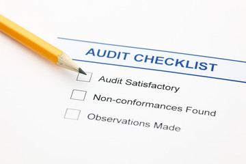 Audit checklist