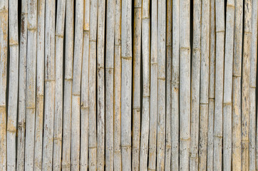 Striped bamboo pattern on row texture background