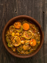 rustic vegetarian casserole