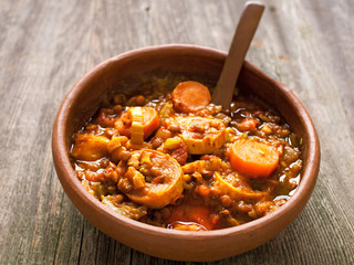 rustic vegetarian casserole