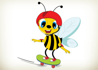 Skateboarder Bee