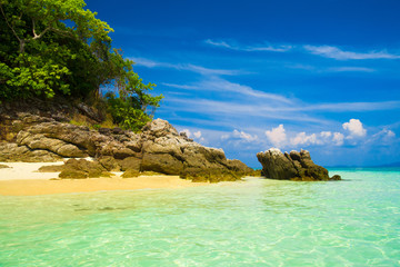 Lagoon Landscape White Sand