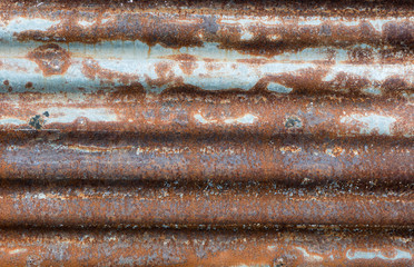 Rust on galvanized sheet