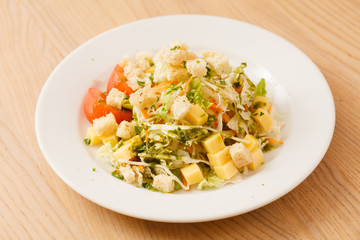 salad with cheese
