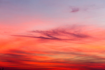 sunset sky