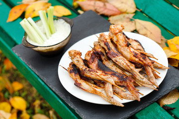 grilled chicken wings