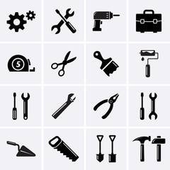 Fototapeta premium Tools icons