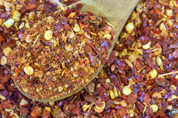 Chili pepper flakes