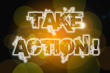 Take Action Concept