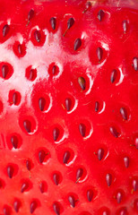 macro strawberry