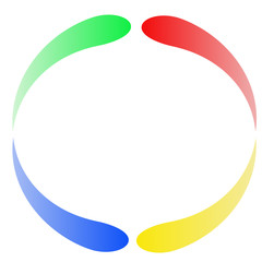 Abstract color logo.