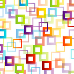 Background with colorful squares