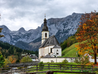 Fototapeta na wymiar Saint Sebastian in Berchtesgaden
