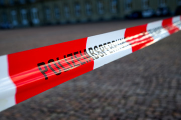 Polizeiabsperrung