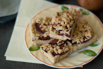 Plate with pastry