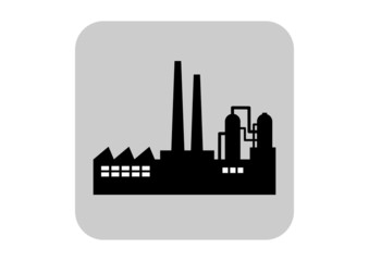 Obraz premium Factory vector icon