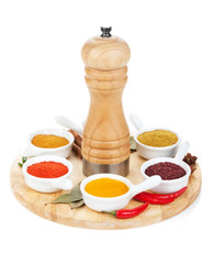 Various spices selection