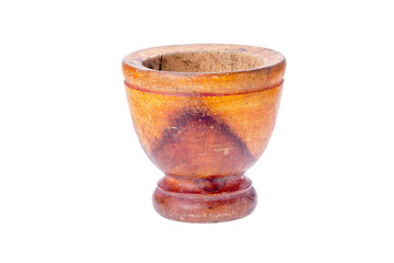 Mortar on isolated white background