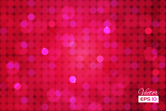 Abstract Red circles Vector Background