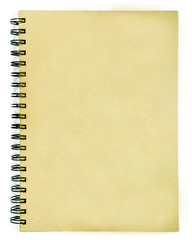 blank brown cover of book