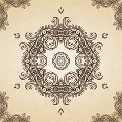 Filigree Henna Pattern