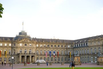 Fototapeta na wymiar Neues Schloss - Stuttgart