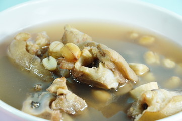 fresh pork leg boiled peanuts