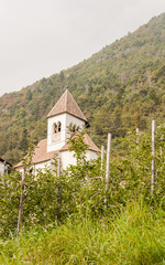 Algund, Vinschgau, Sankt Peter, Kirche, Südtirol, Italien