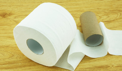 Roll of toilet paper