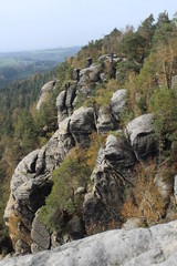 Blick vom Rauenstein in der Sächsischen Schweiz