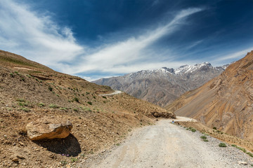Road in Himalayas