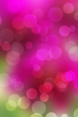 beautiful bokeh on purple background .