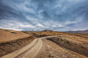 Road in Himalayas