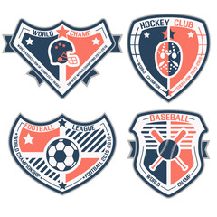 SPORT SHIELD AND EMBLEMS