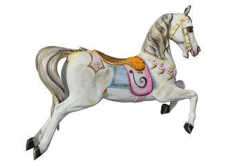 cheval de bois d'un carrousel
