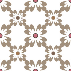 Oriental seamless pattern damask arabesque and floral elements t