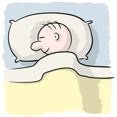 sleeping person