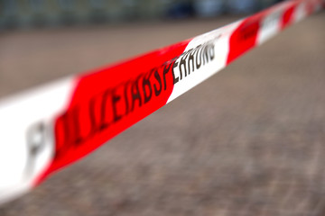 Polizeiabsperrung