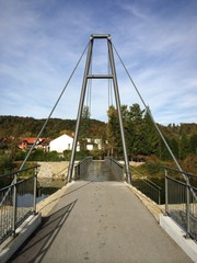 Brückenarchitektur Walsersteg Wolfratshausen