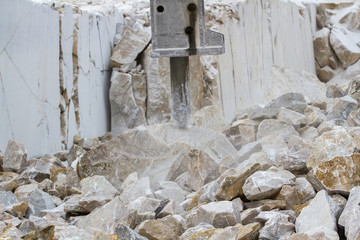 marble quarry, white marble
