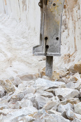 marble quarry, white marble