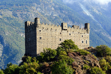 Obraz premium Castello di Ussel - Chatillon (Ao)