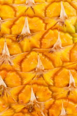 Close up texture of fresh pineapple