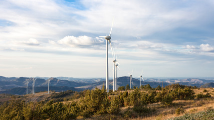 Typical windmill or aerogenerator of aeolian energy