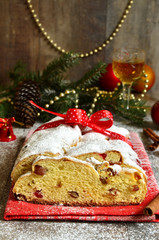 Christmas stollen.
