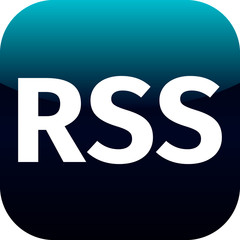 rss feed blue icon